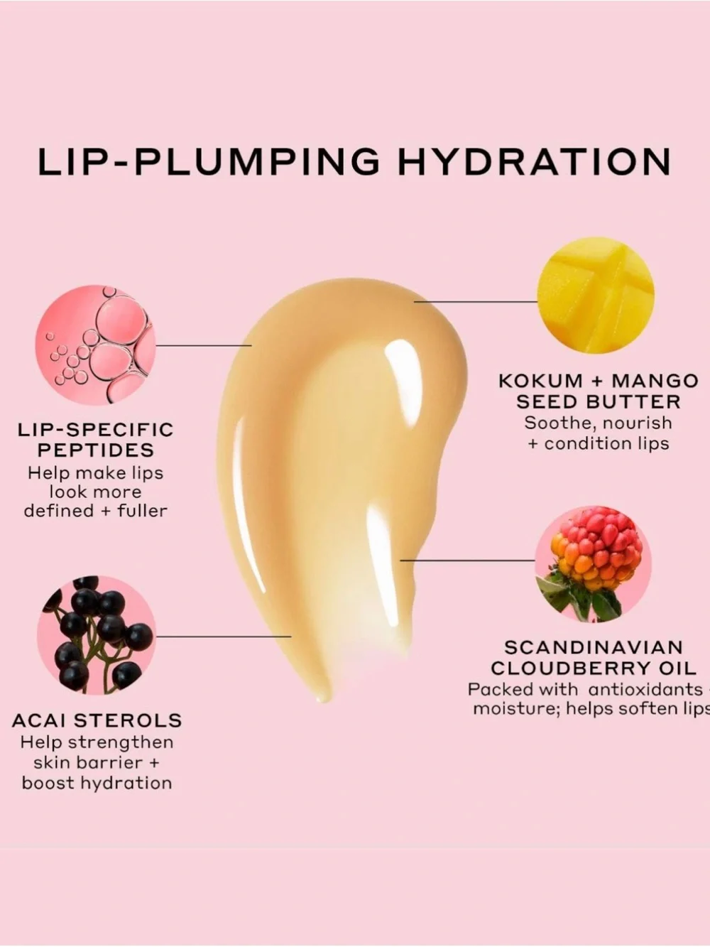 BNIB Ole Henriksen Pout Preserve Peptide Lip Treatment Citrus Sunshine